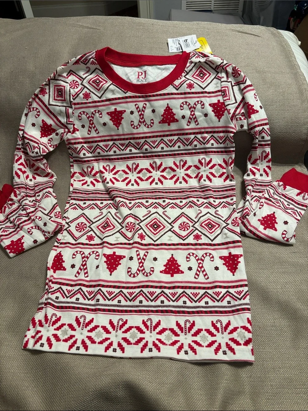 PJ Place Candy Fairisle Cotton Pajamas
